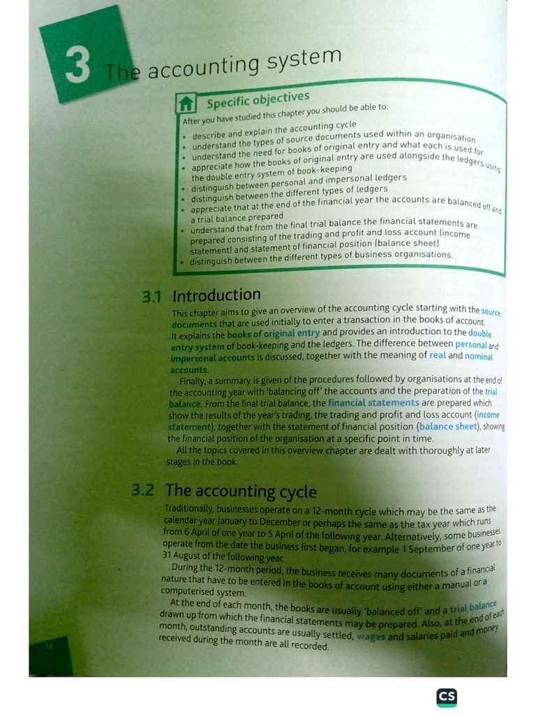 Chapter 3 Notes | PDF