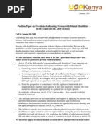 USPKenya Position Paper-Legal Aid Bill, Kenya Jan 2012