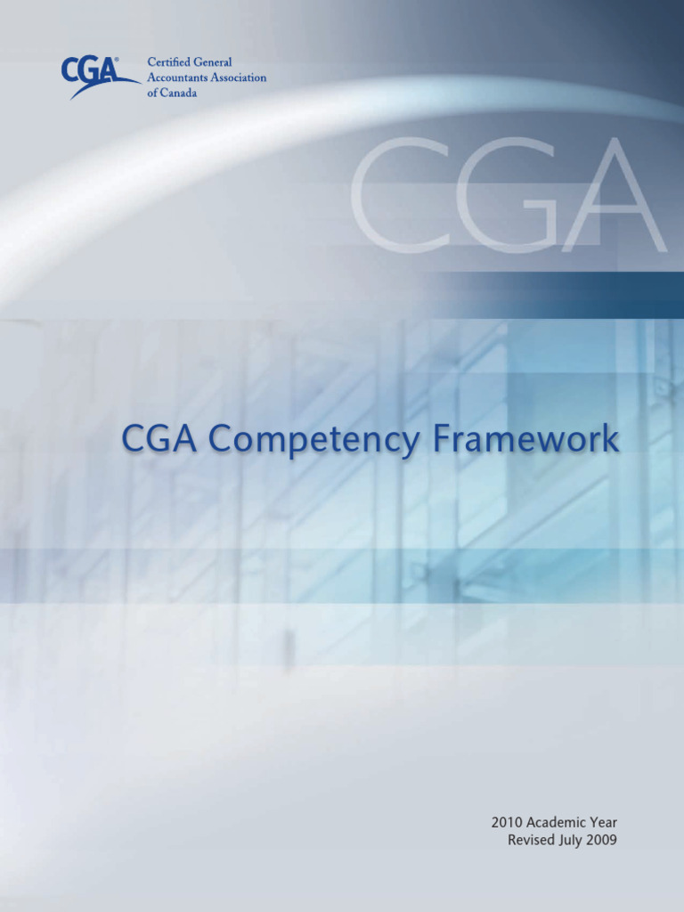 Cga - Competency - Framework + LU-online H.B.com - Application | PDF ...