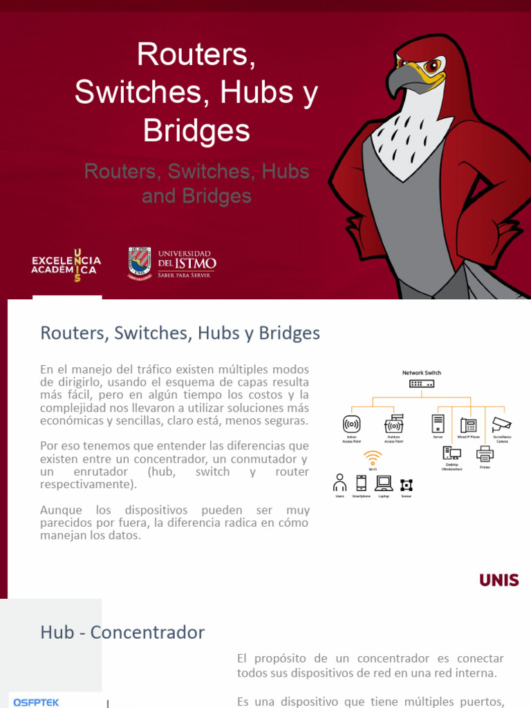 EYC 07 - Routers, Switches, Hubs y Bridges | PDF | Conmutador de red ...