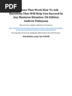 Mastering Insight Through Questions | PDF | Knowledge