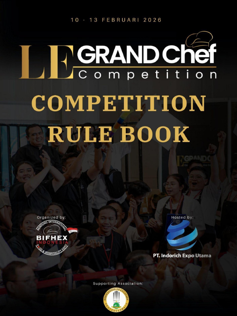 Rule Book LE Grand Chef Competition BIFHEX 2026 | PDF