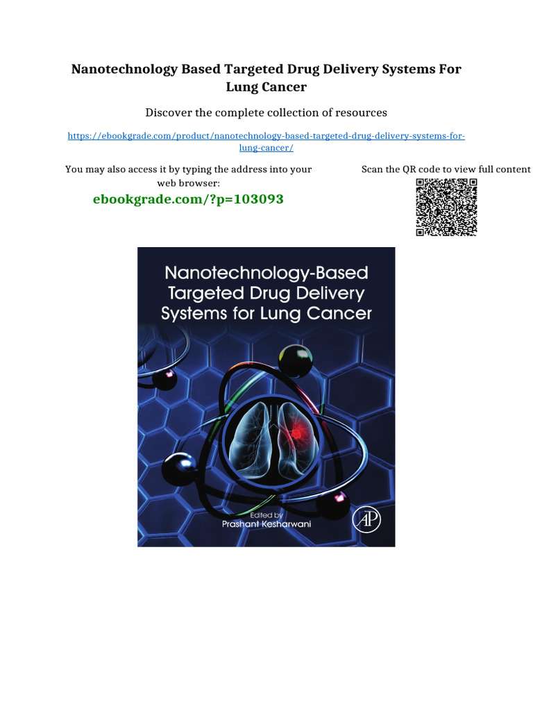 Nanotechnology Based Targeted Drug Delivery Systems for Lung Cancer ...