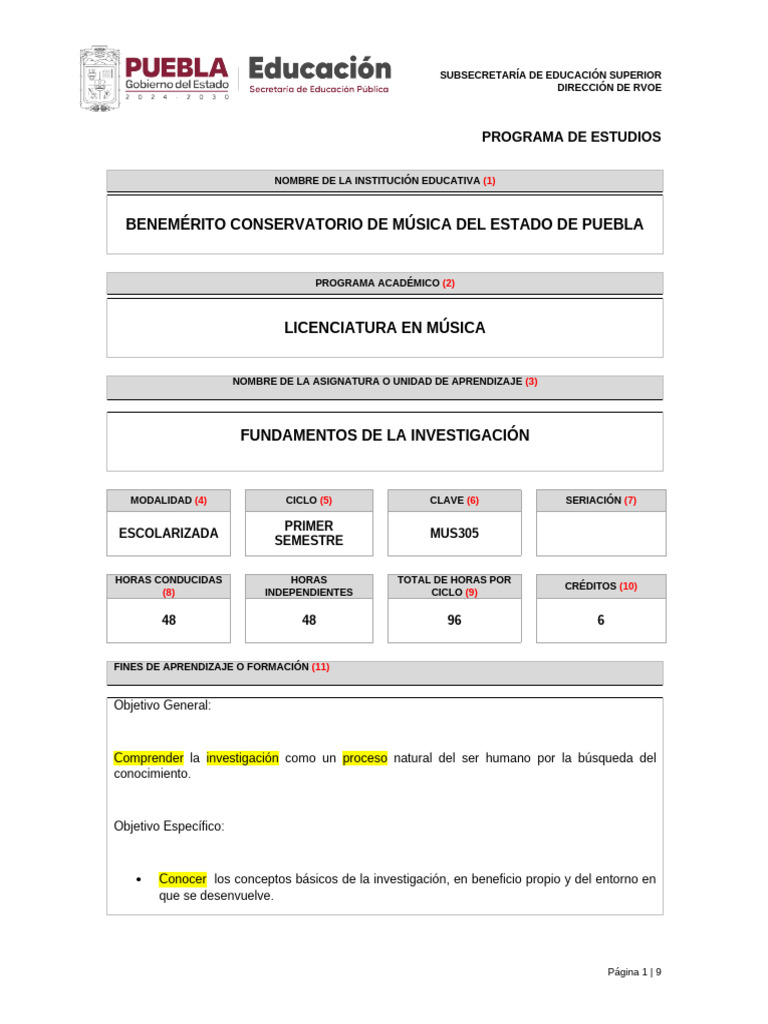 3.1 Fundamentos de La Investigación | PDF | Plan de estudios | Aprendizaje