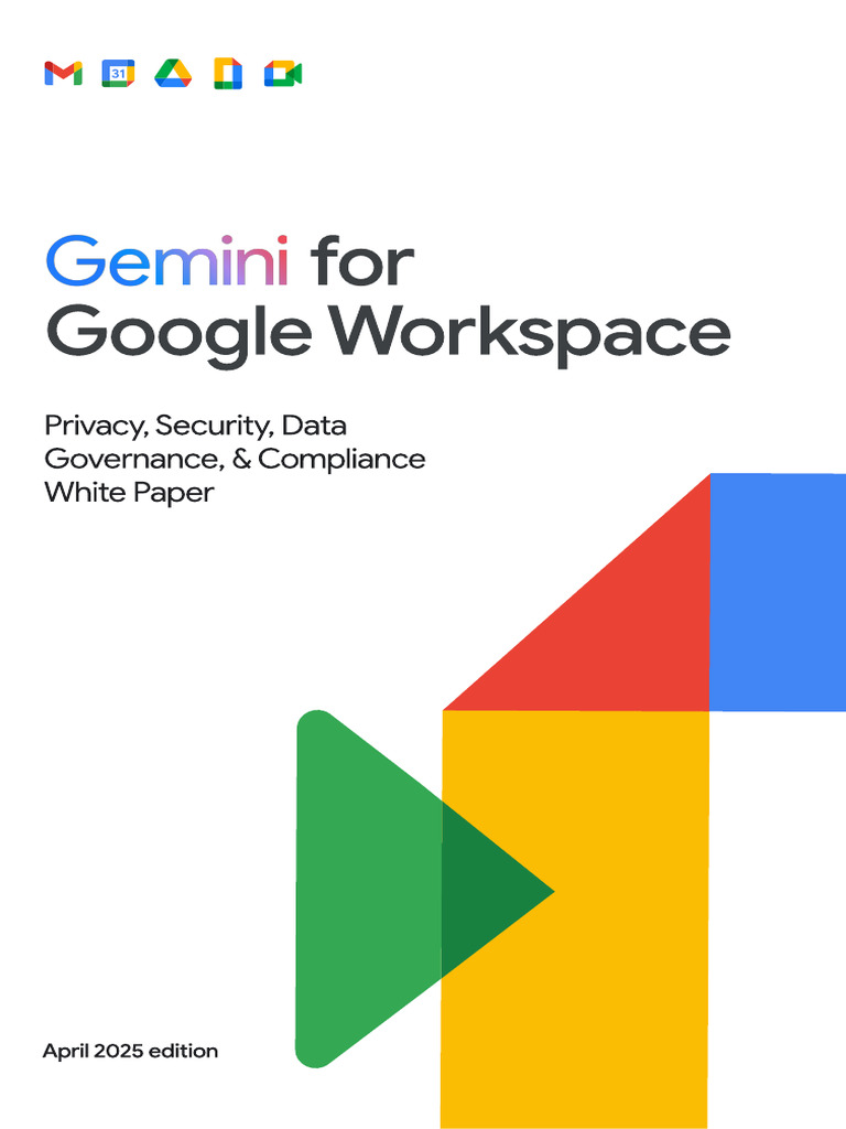 Gemini For Google Workspace Privacy Whitepaper | PDF | Malware ...