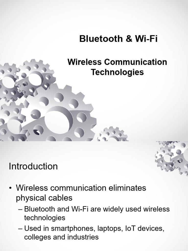 Wifi Bluetooth Final | PDF