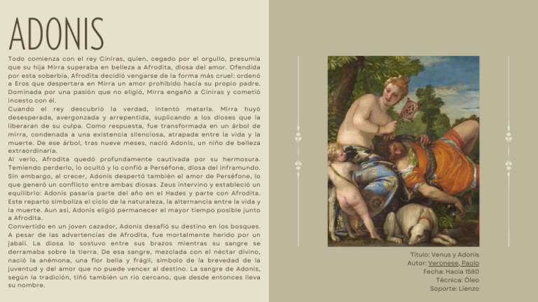 Mito de Adonis | PDF