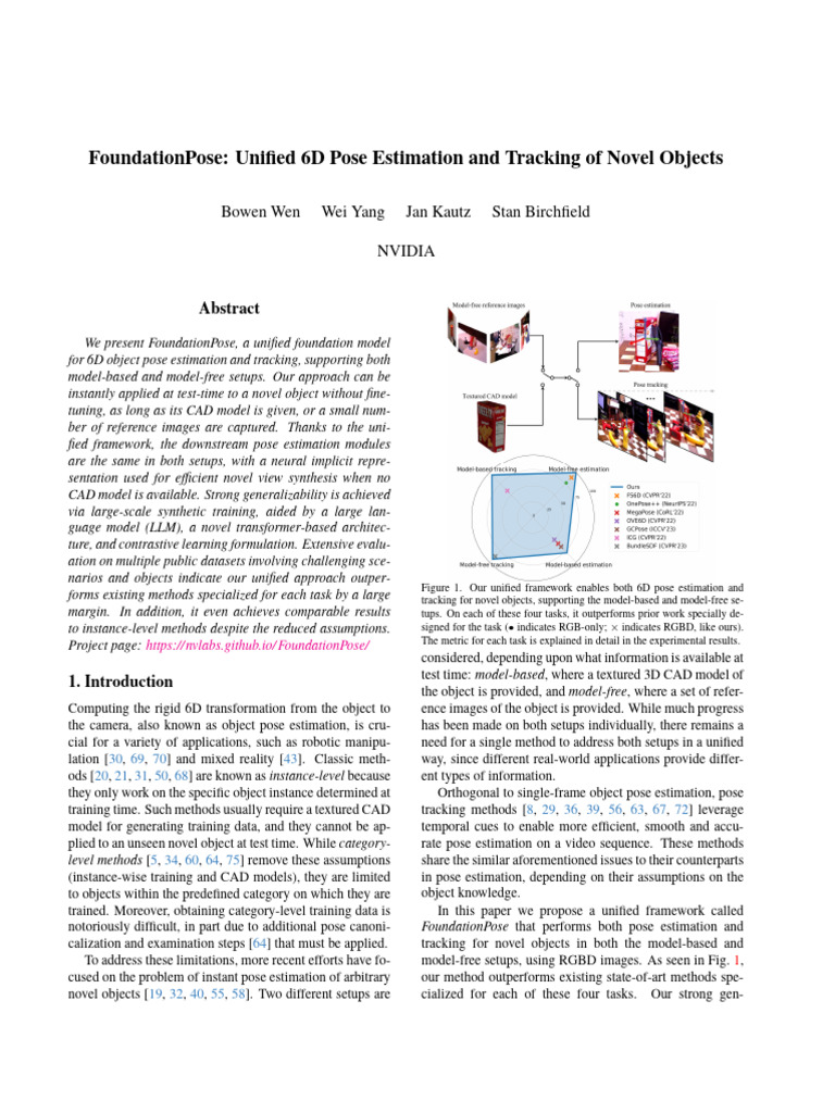 Foundation Pose | PDF | Rendering (Computer Graphics) | Texture Mapping