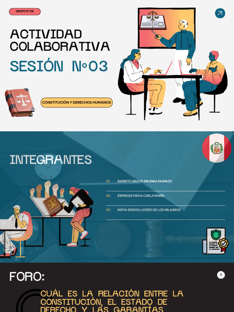 Sesión 03 Cyddhh (1) | PDF | Constitución | Derechos humanos
