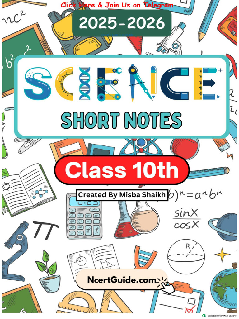Science Premium Short Notes | PDF