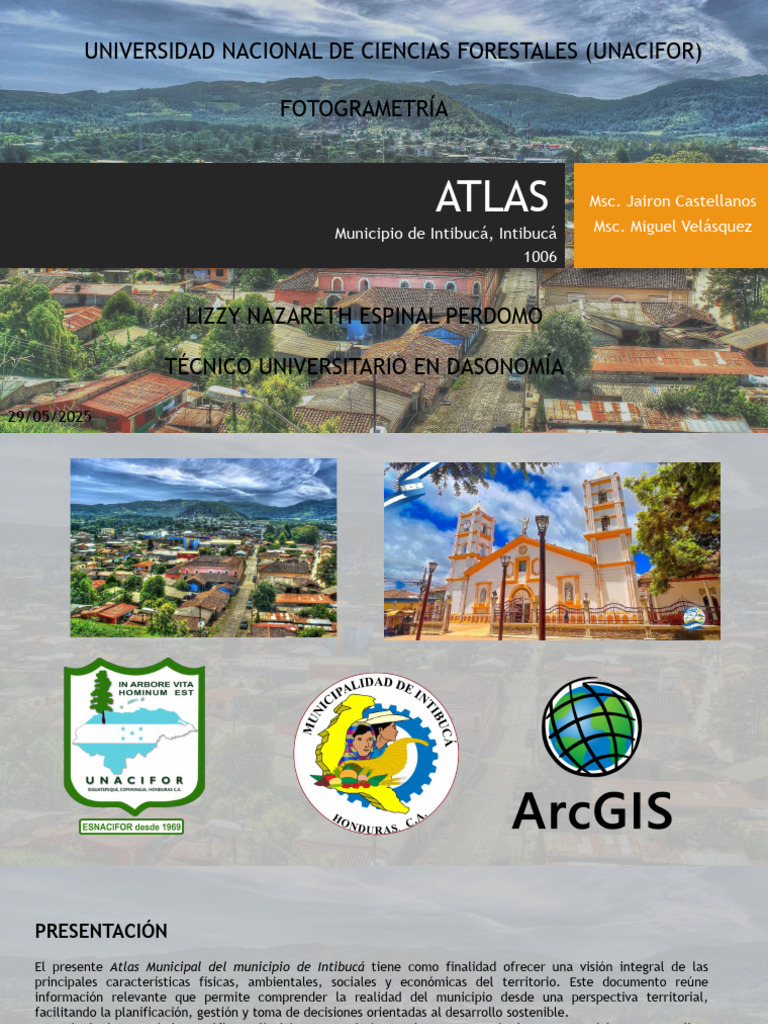 AtlasMunicipal Intibucá LizzyEspinal | PDF | Ciencias de la Tierra