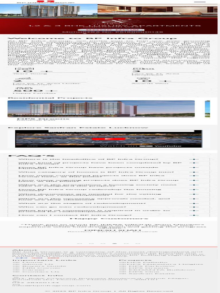 BP Infra Group Real Estate Developer and Builder | PDF | Business
