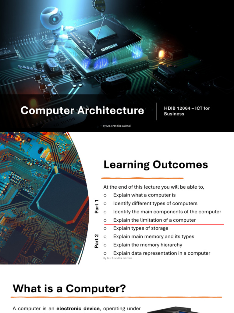 Lecture 2-Computer Architecture_85510705791fa9d1745bc64e650bf371 | PDF ...