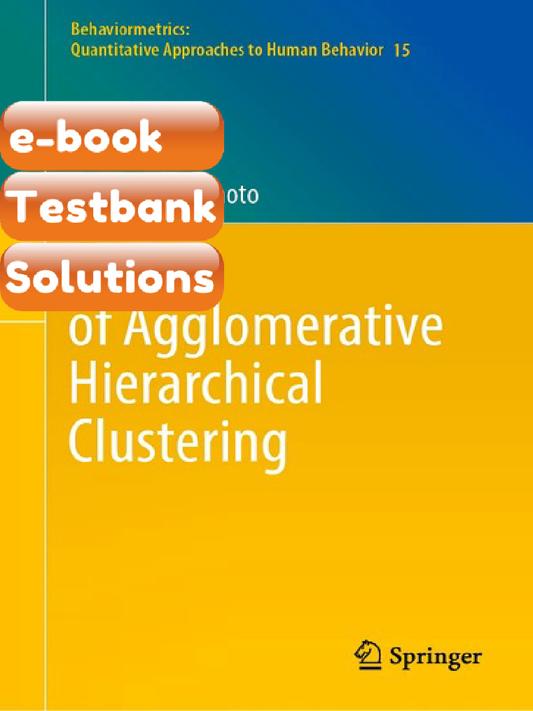Theory of Agglomerative Hierarchical Clustering Behaviormetrics ...