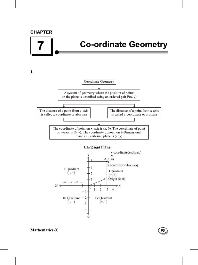10 Maths Coordinate Geometry | PDF