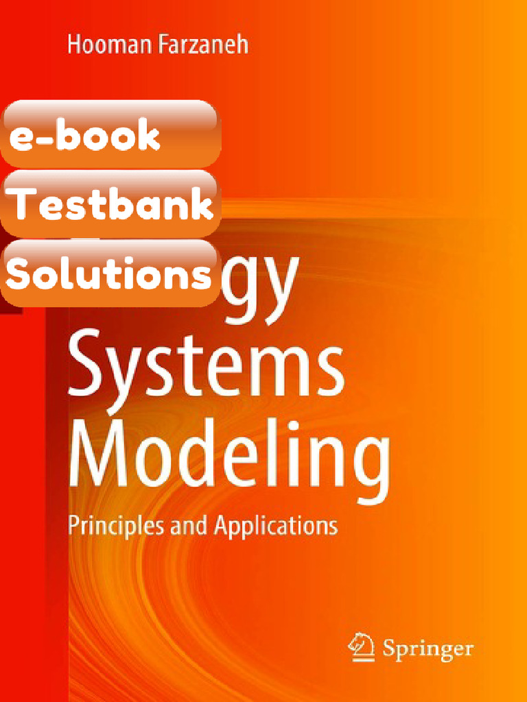 Energy Systems Modeling Principles and Applications Testbank & eBook | PDF