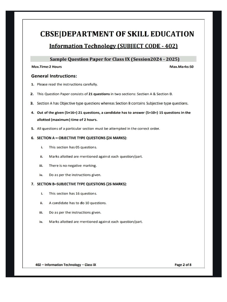 It Class 9 | PDF