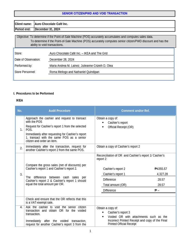Conso_SC,PWD and Void 2 | PDF | Point Of Sale | Business