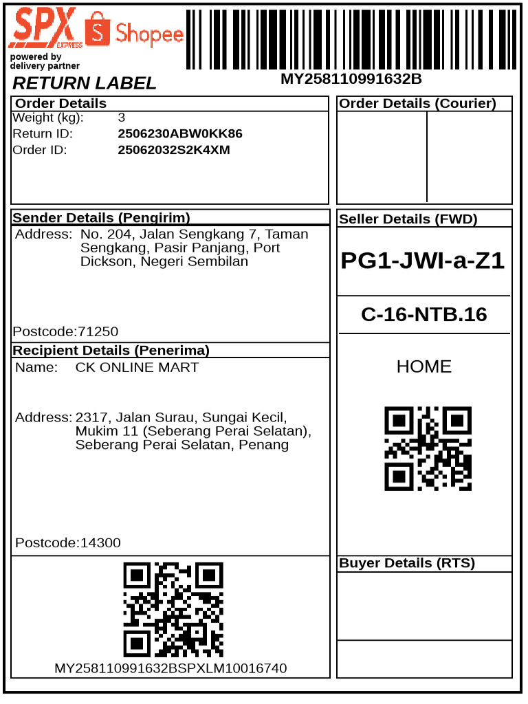 Get Return Label | PDF