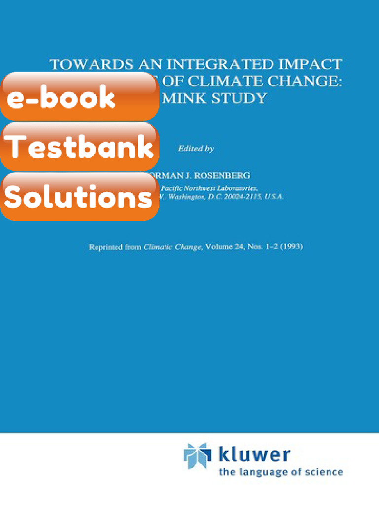 Towards an Integrated Impact Assessment of Climate Change the MINK ...