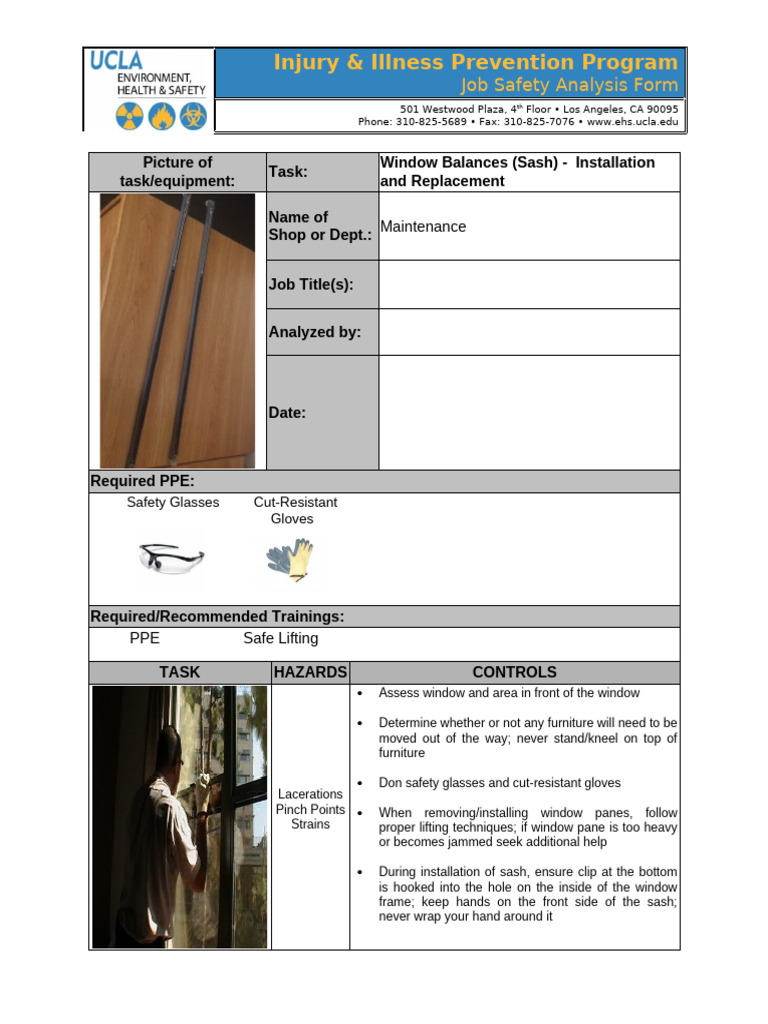 Window Balance Maintenance | PDF