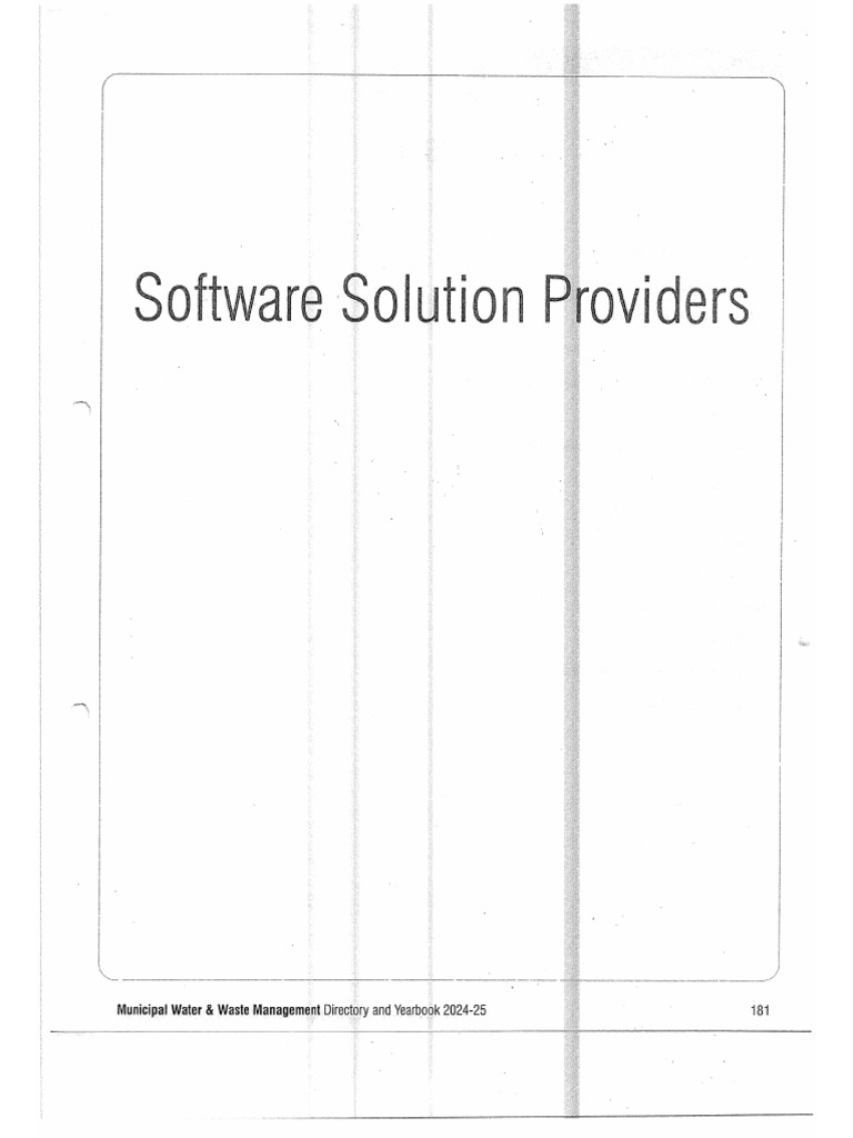 Software Solution Providers | PDF