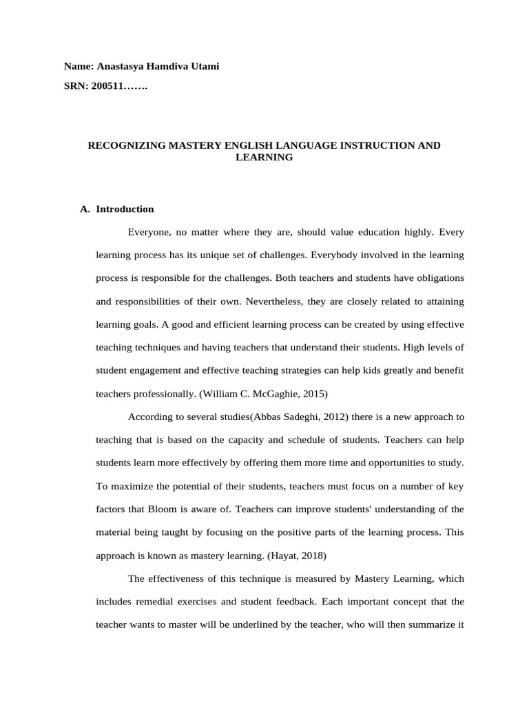 english learning strategy | PDF | Teachers | Learning