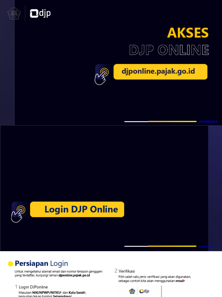 Aktivasi Akun Dan Kode Otorisasi DJP Terintegrasi Dengan DJP ONLINE | PDF