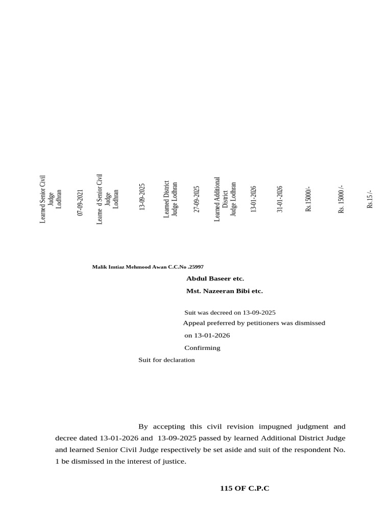 Abdul Baseer Opening Sheet | PDF | Justice | Crime & Violence