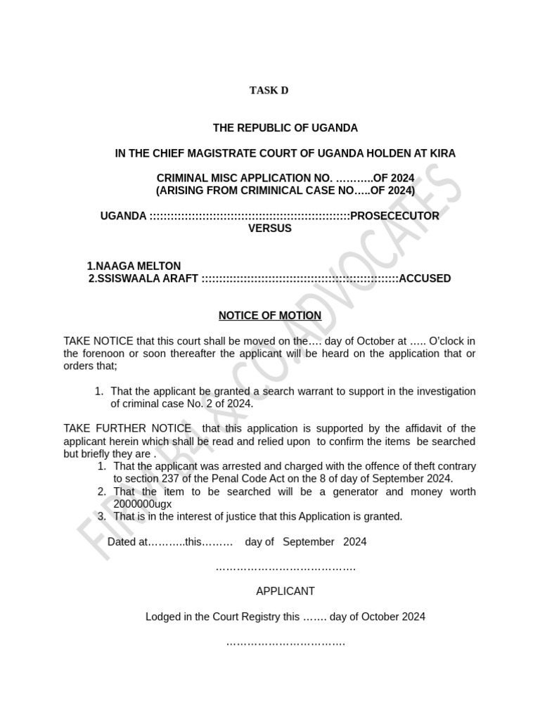 Firm B4 Workshop 1 Crim Documents | PDF | Bail | Magistrate