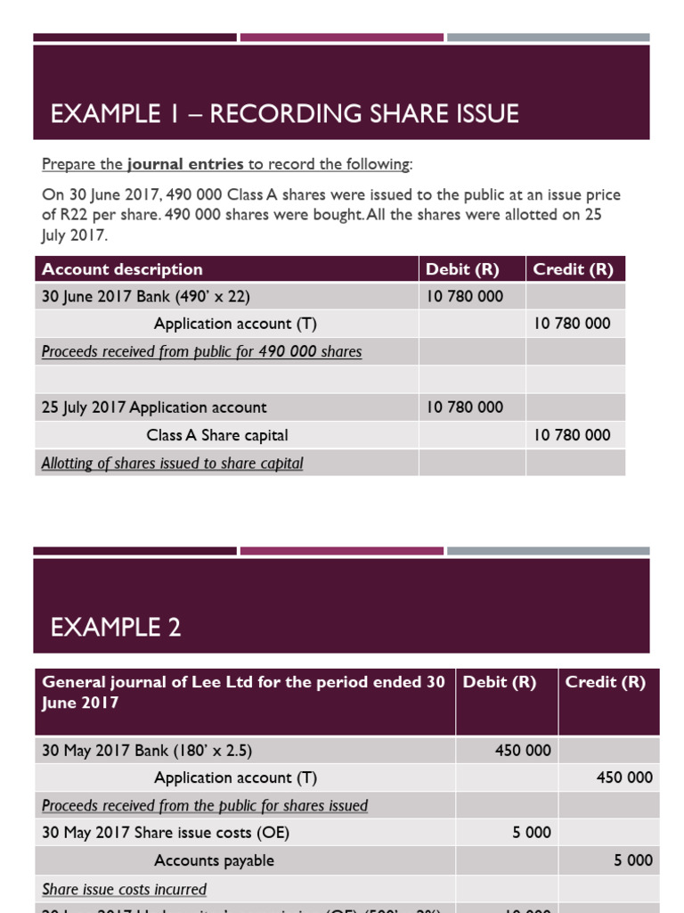 FA1 Companies Slides 2024 Completed Examples Up To Debentures | PDF ...