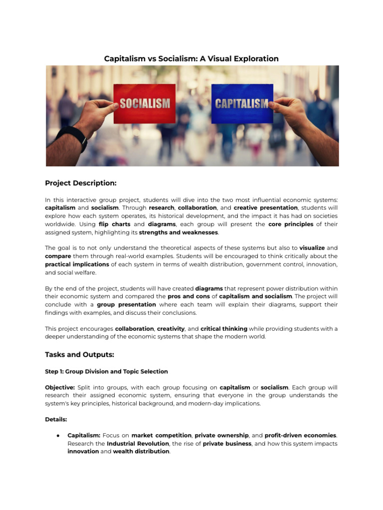 Discovery Studio Capitalism vs Socialism_ a Visual Exploration | PDF ...