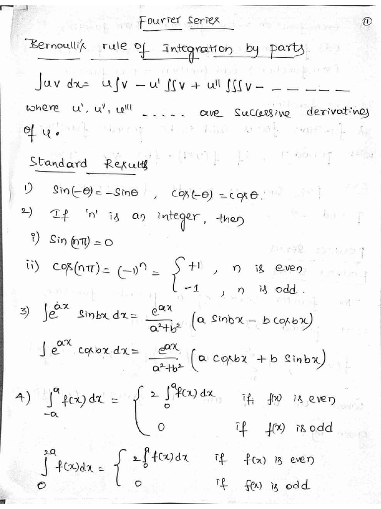 Module 1 - Fourier Series & Practical Harmonic Analysis | PDF ...