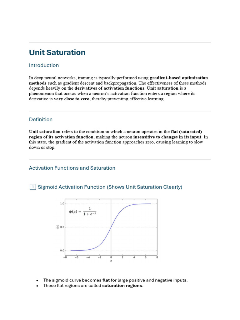 DL Unit 1 | PDF | Machine Learning | Computational Neuroscience