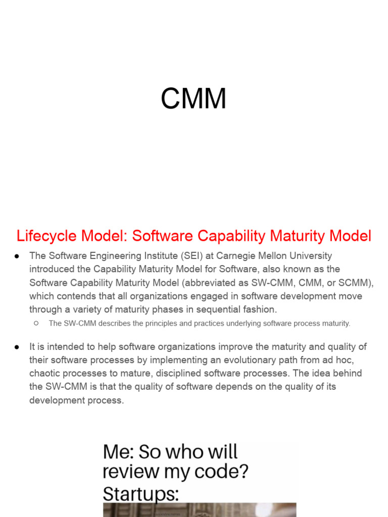 CMM | PDF