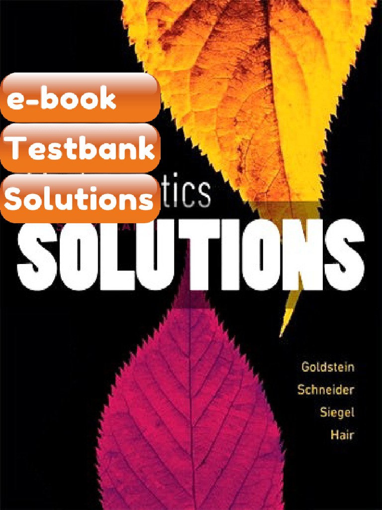 Testbank Finite Mathematics and Its Applications 12th Ed Goldstein Fast ...