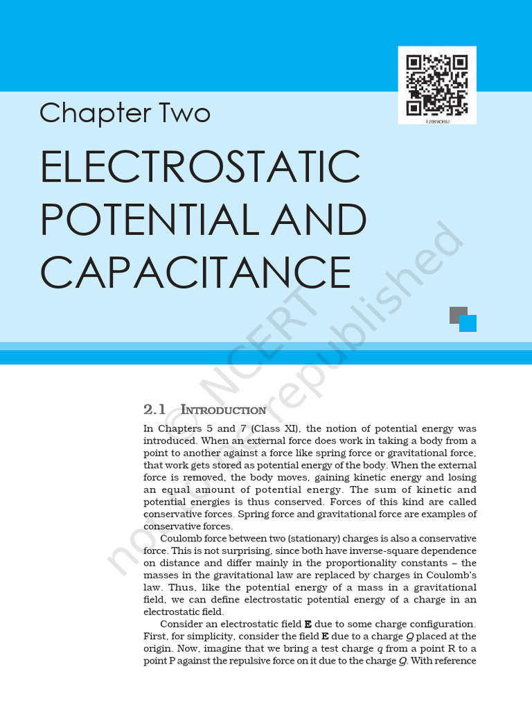 Class 12 chp 2 | PDF | Potential Energy | Force