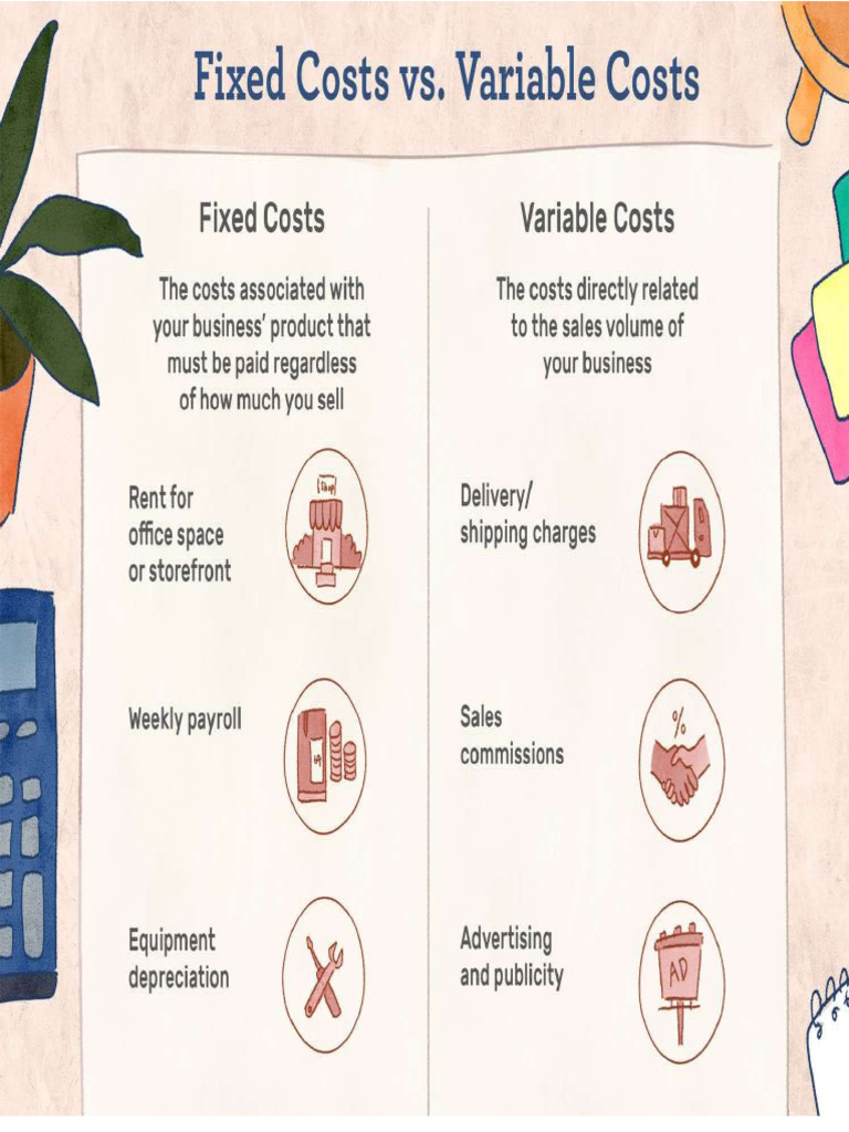 Fixed Cost vs. Variable Cost | PDF