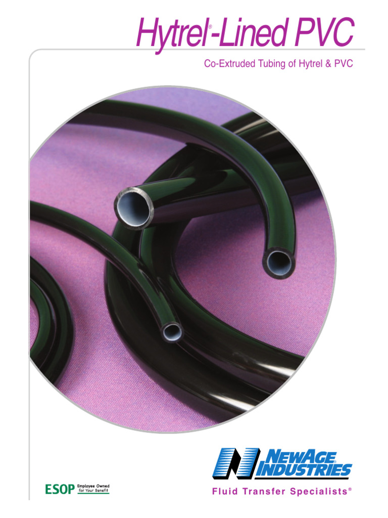 Hytrel-Lined PVC Tubing | PDF | Polyvinyl Chloride | Pipe (Fluid ...