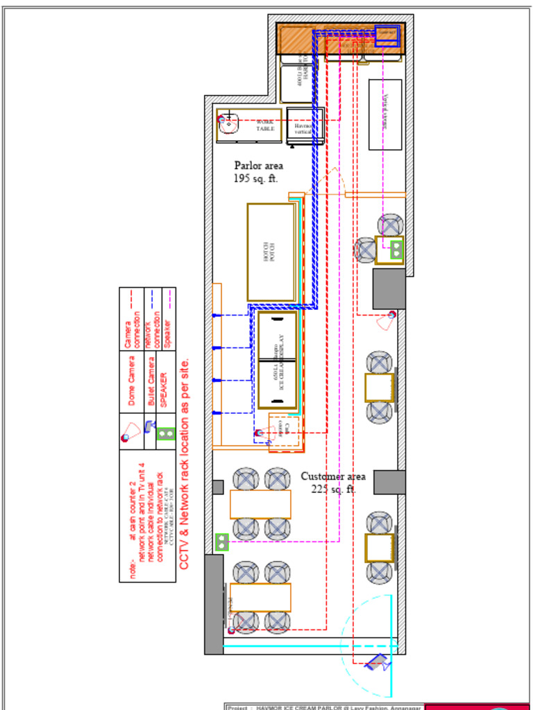 CCTV & Network Point Detail Plan | PDF