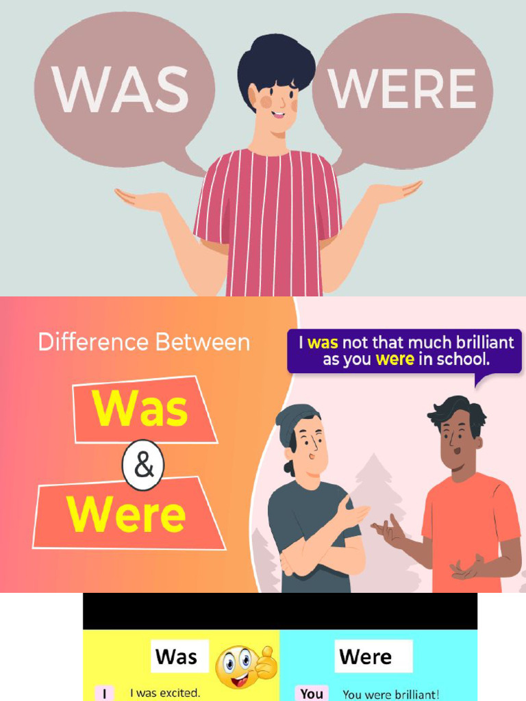 Was and Were.pptx | PDF | Languages | Foreign Language Studies