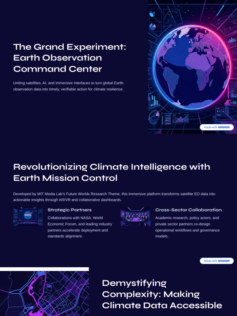 The Grand Experiment Earth Observation Command Center | PDF | Augmented ...