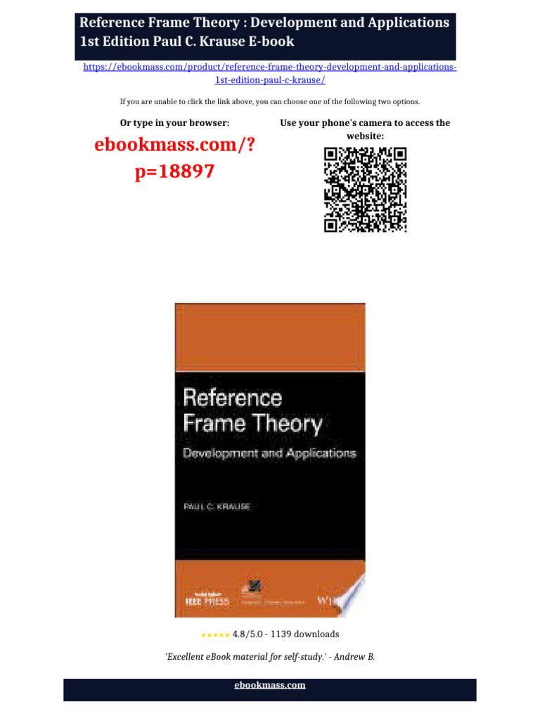 Reference Frame Theory: Development and Applications 1st Edition Paul C ...