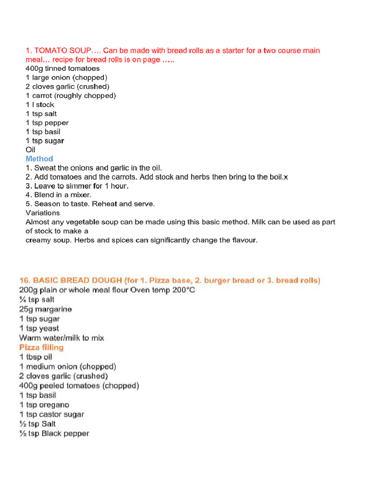 F&N Methods of Cooking | PDF