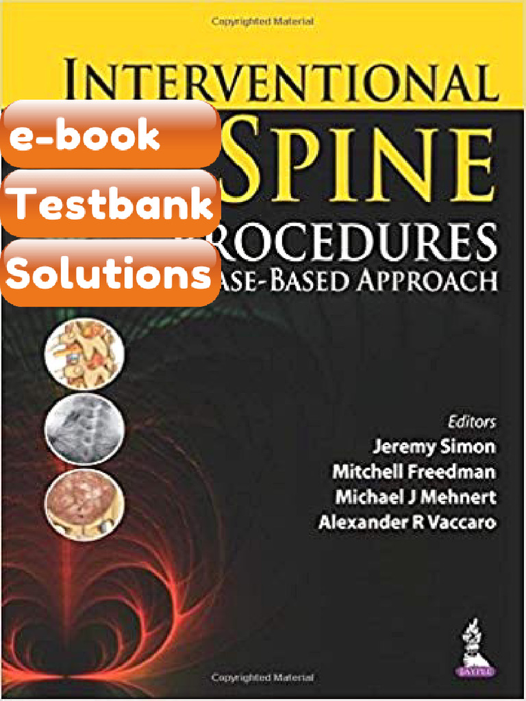 Interventional Spine Procedures a Casebased Approach by Jeremy MD Simon ...