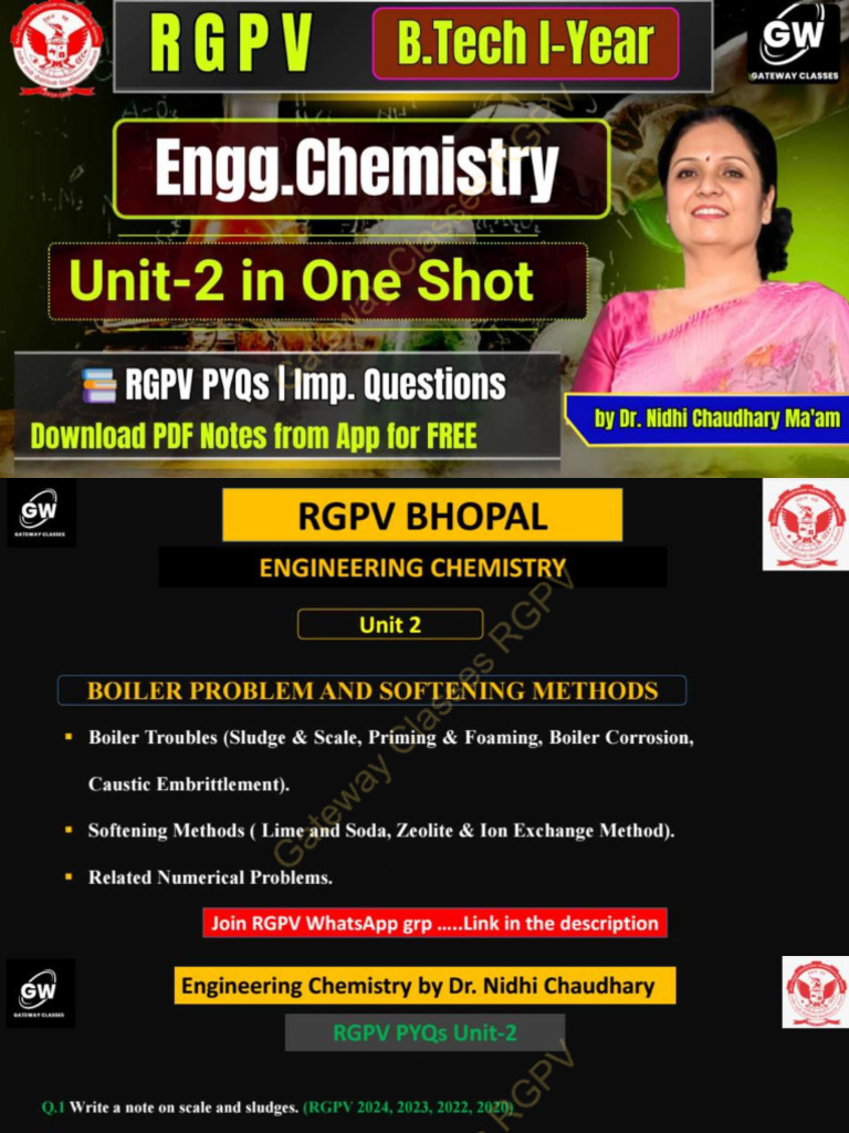 CHEM U-2 One Shot Notes | PDF