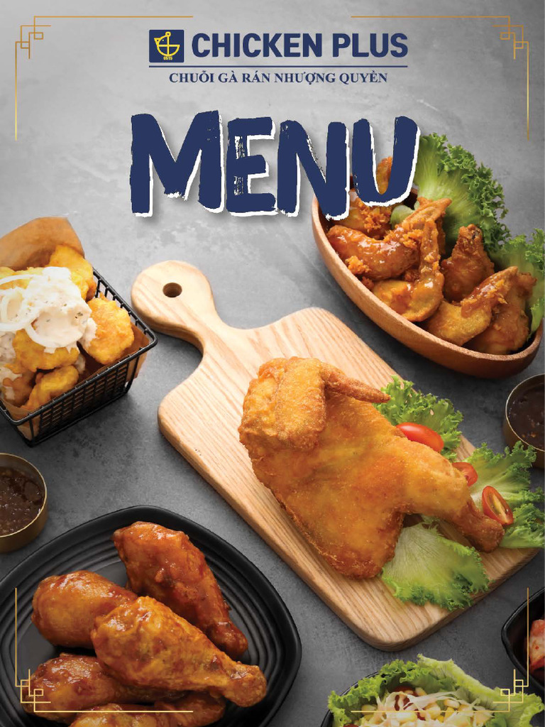 Menu - Chicken Plus (1) (2) - Đã M Khóa | PDF