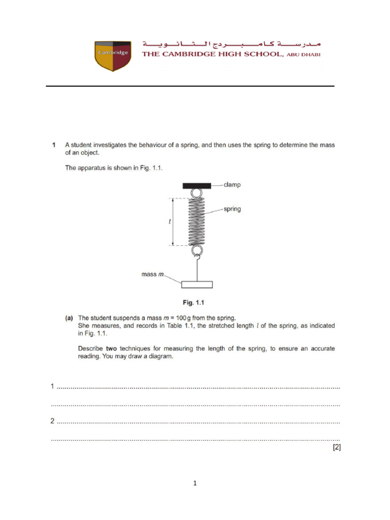 MS - Paper 6 - Alternative To Practical - Worksheet | PDF