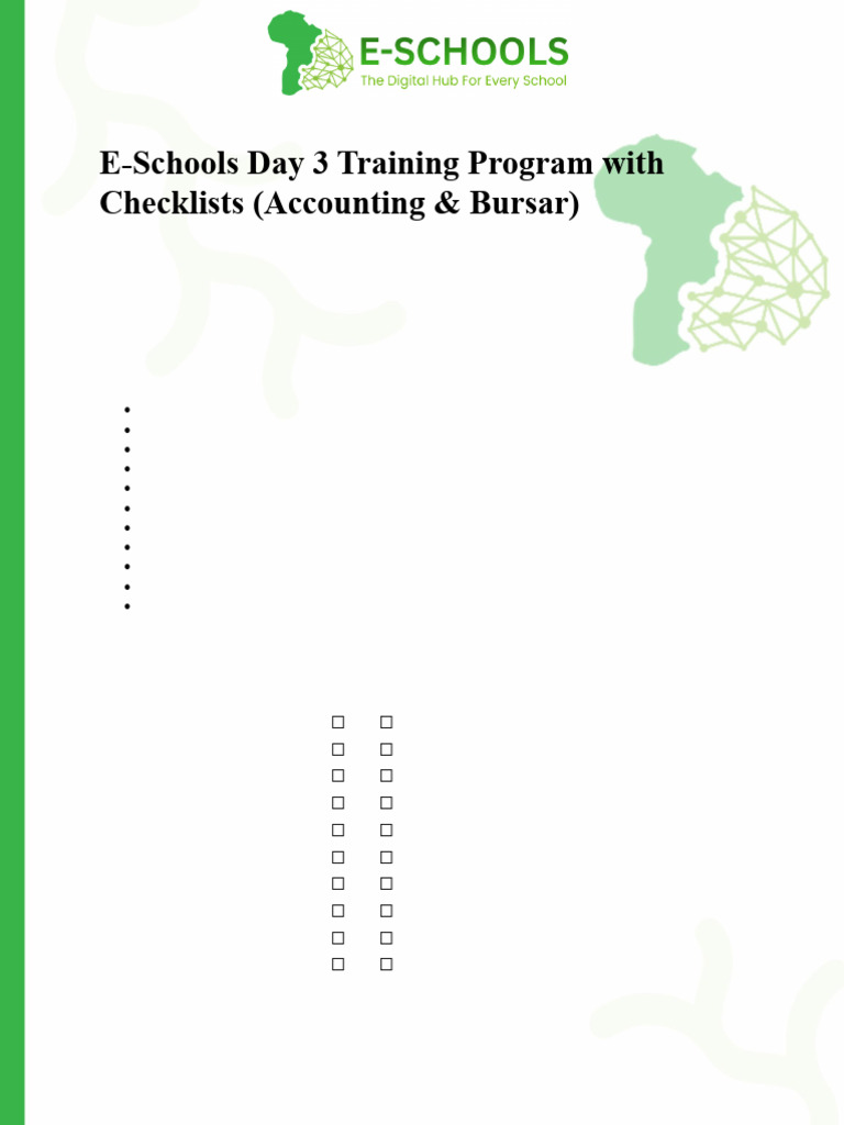 Day 3 Checklist | PDF