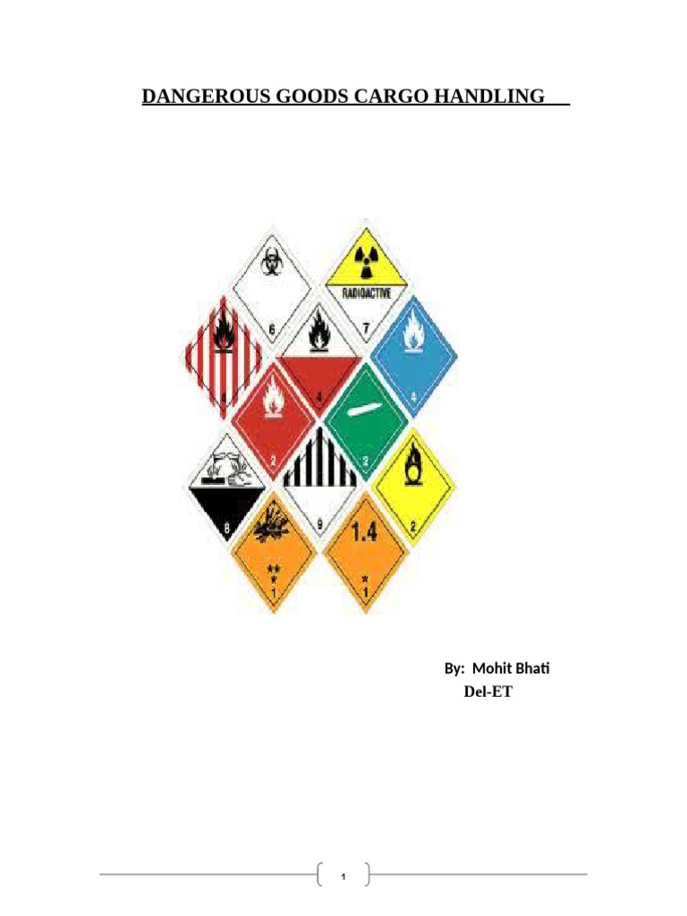 Dangerous Goods | PDF | Dangerous Goods | Materials